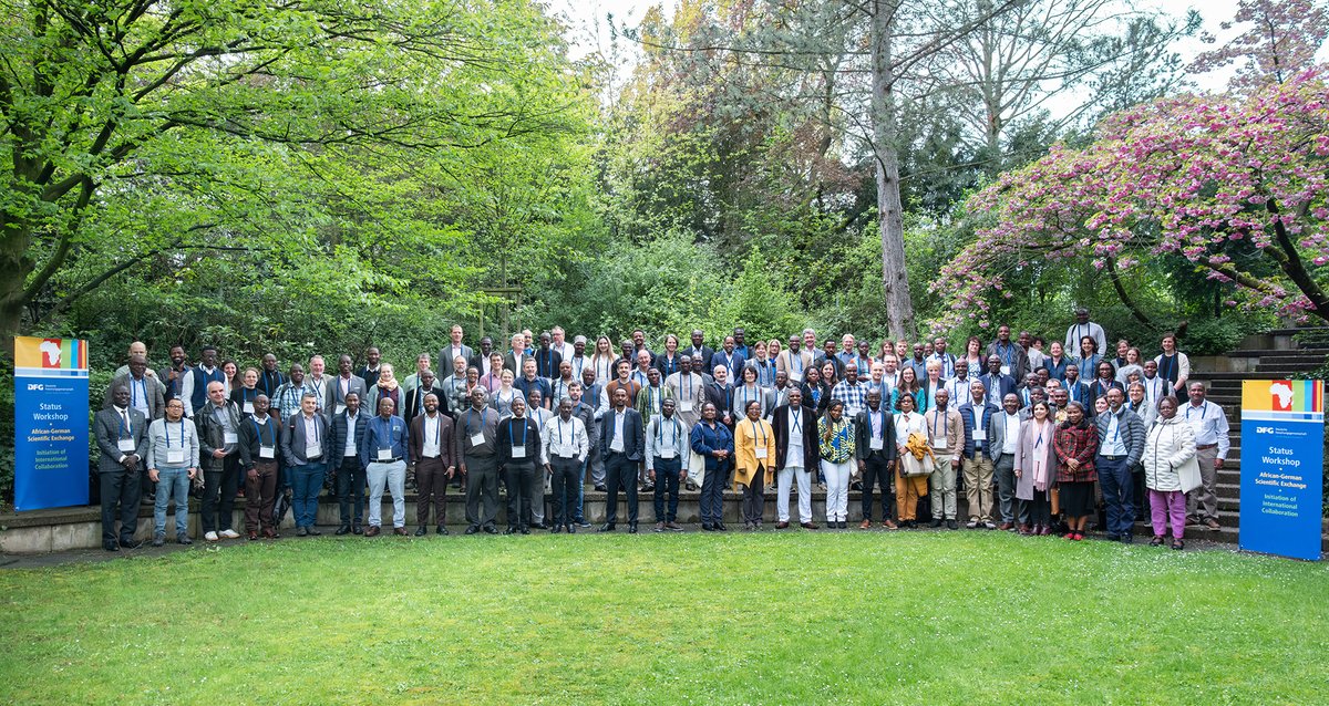 Right now we are hosting 24 African-German #research teams from 18 countries for a Status Workshop to connect and exchange in scientific and administrative regards. The sessions elaborted on the topic of #sustainable Intensification of #Agriculture. More: dfg.de/en/dfg-profile…