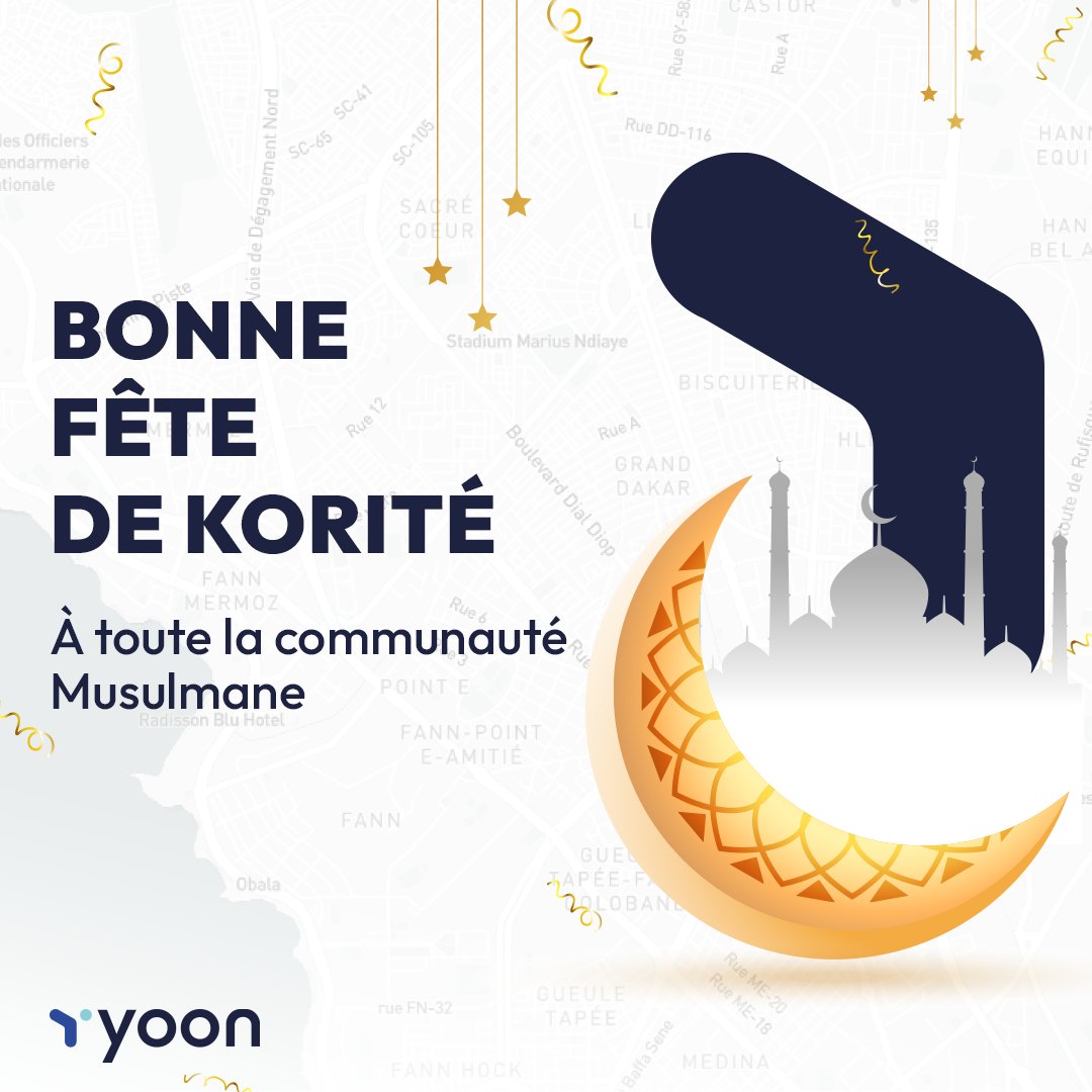 Nous vous souhaitons à toutes et à tous une joyeuse fête de Korité remplie de paix, de bonheur et de bénédictions ⚡️🙏🏾