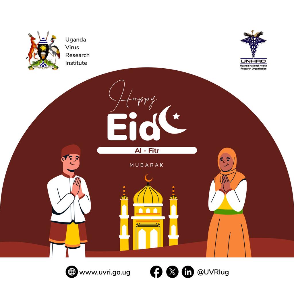 #EidMubarak to all our Muslim brothers and sisters. May this season bring great joy to our hearts, homes and may we reap the reward of prayers made. #EidAlFitr from us at @UVRIug