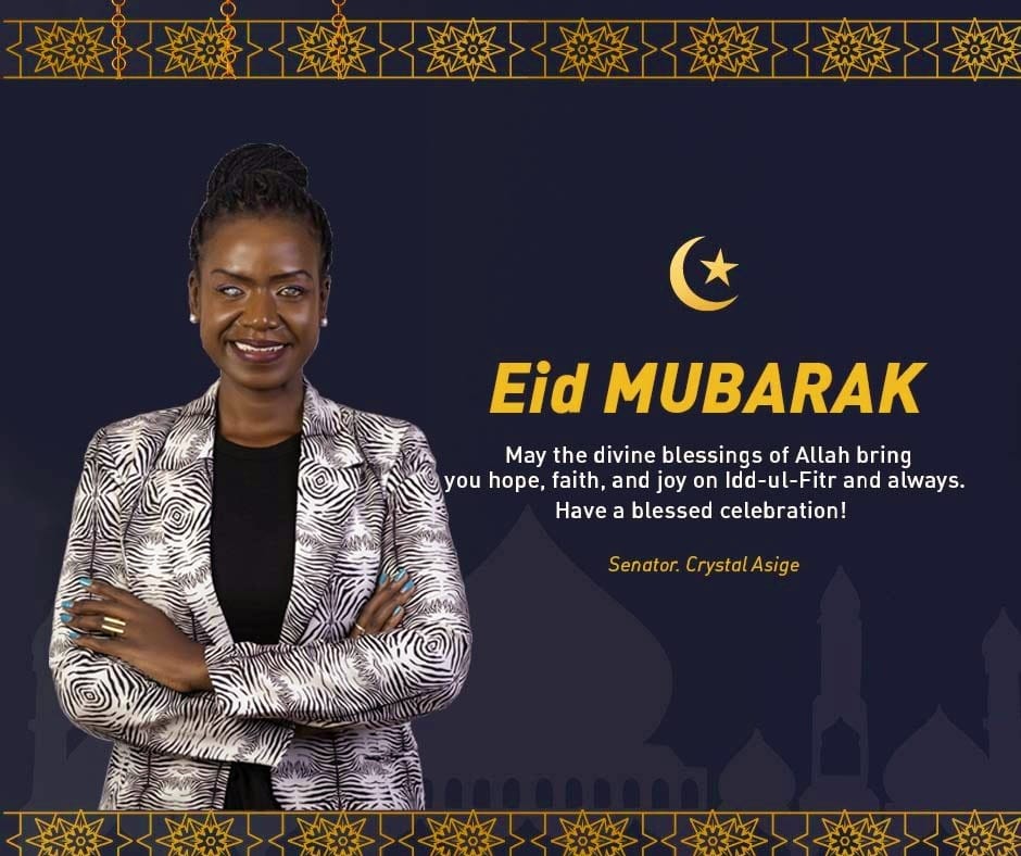 I join my fellow kenyans in sending warm wishes to our muslim brothers and sisters across our nation as they celebrate Idd-ul-Fitr. May the magic of this Eid bring you happiness, peace and endless blessings.#vip #blindgirlmanenos #EidAlFitr2024 #Eidmubarak2024