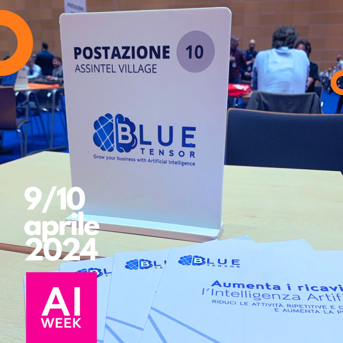 BlueTensor's tweet image. #aiweek2024. È tempo di riflessioni e di ringraziamenti. L&apos;edizione di quest&apos;anno si è confermata un crocevia di idee, innovazioni e visioni nel mondo dell&apos;#ai. Contenti degli incontri fatti, delle conversazioni e degli scambi di idee. 🙏