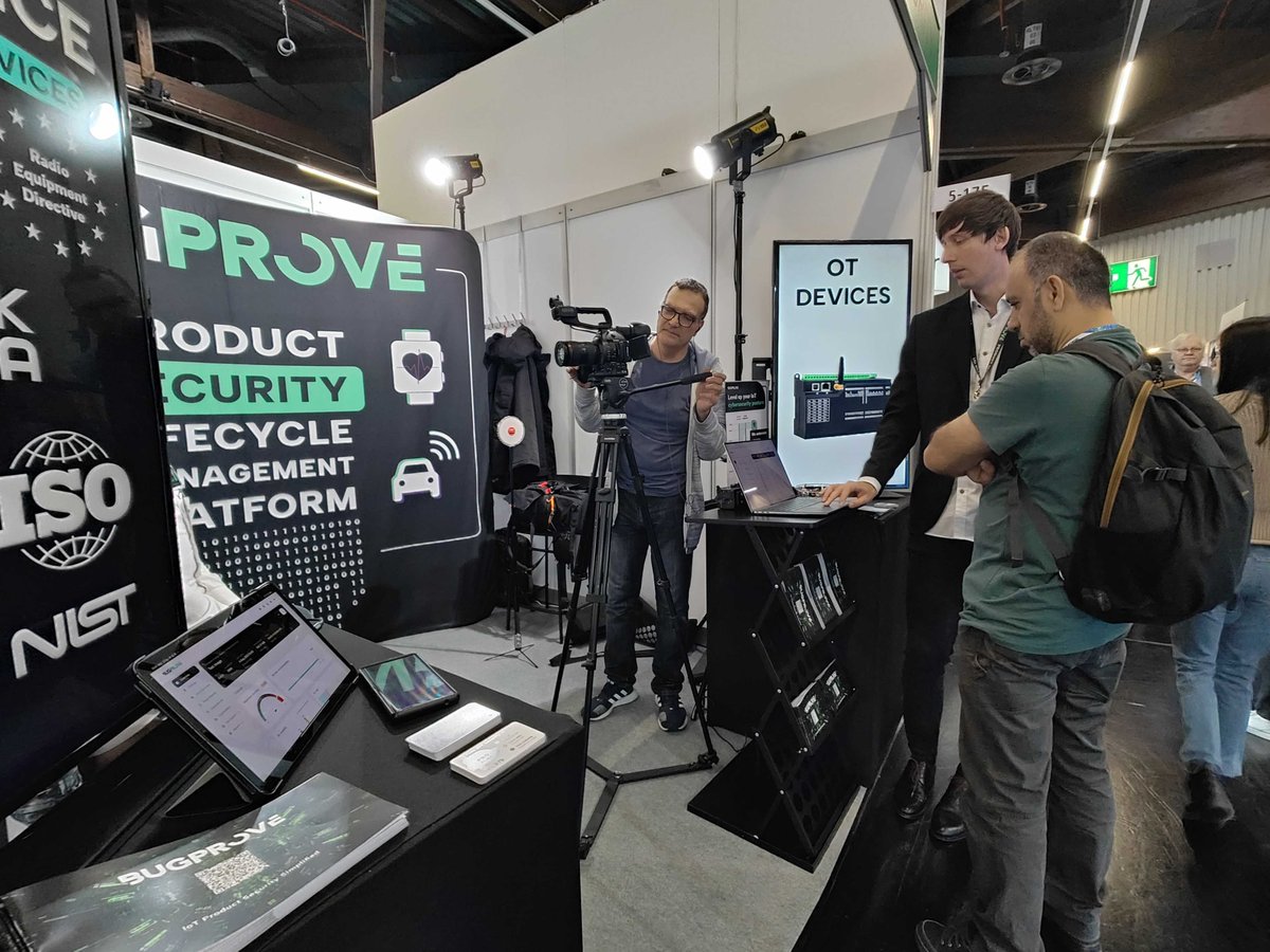 BugProve's tweet photo. Busy and productive days at embedded world. Giving interviews, presenting our platform, learning from other professionals.
If you want to streamline your product security process, come and visit us at booth 175 in Hall 5.
#ew24 #productsecurity https://t.co/zPdqLwCHAO