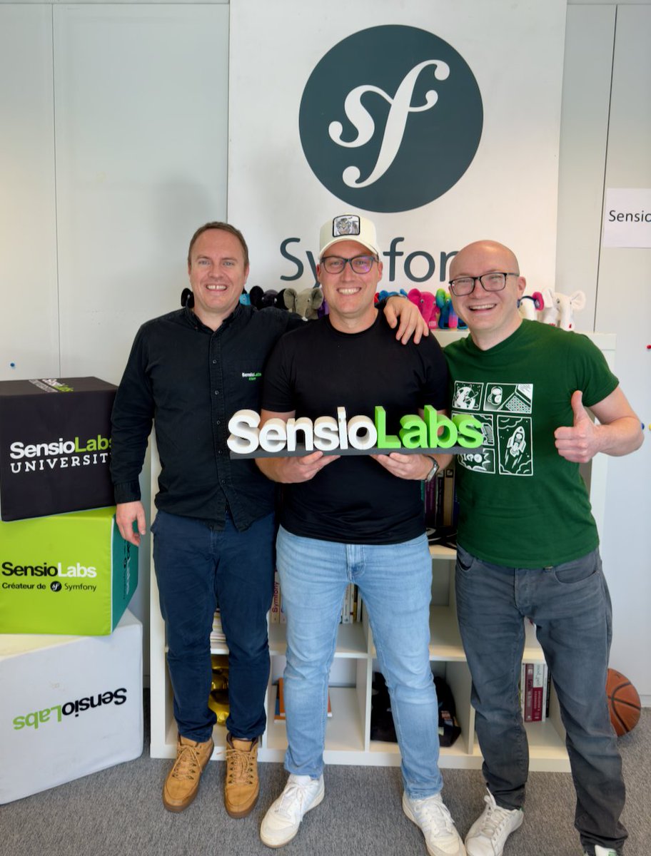 As many of you know, Symfony is more than just a framework to me; it’s a deep passion. This makes stepping into my new role at SensioLabs even more special and fulfilling. 💖

I’m thrilled to announce that as of today, I’ve joined SensioLabs Deutschland as Managing Director! 🚀…