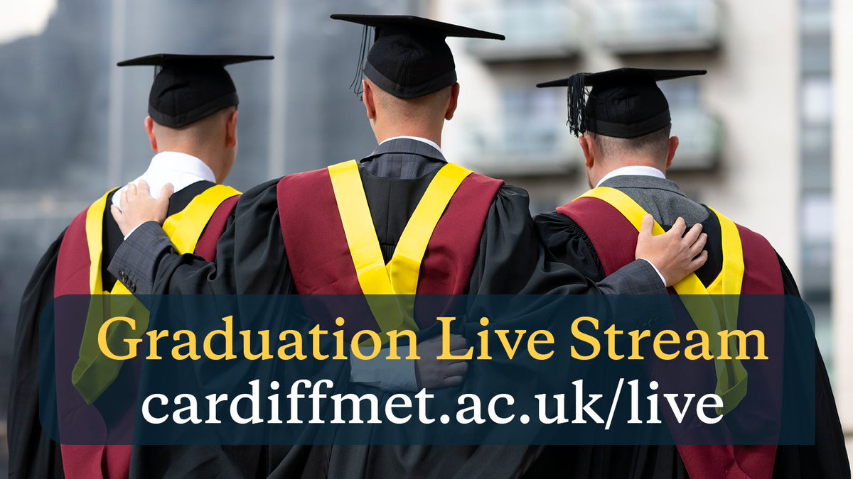 Today's ceremony will begin shortly. 🎓 Watch the live stream here. ➡ bit.ly/3TPTlcE