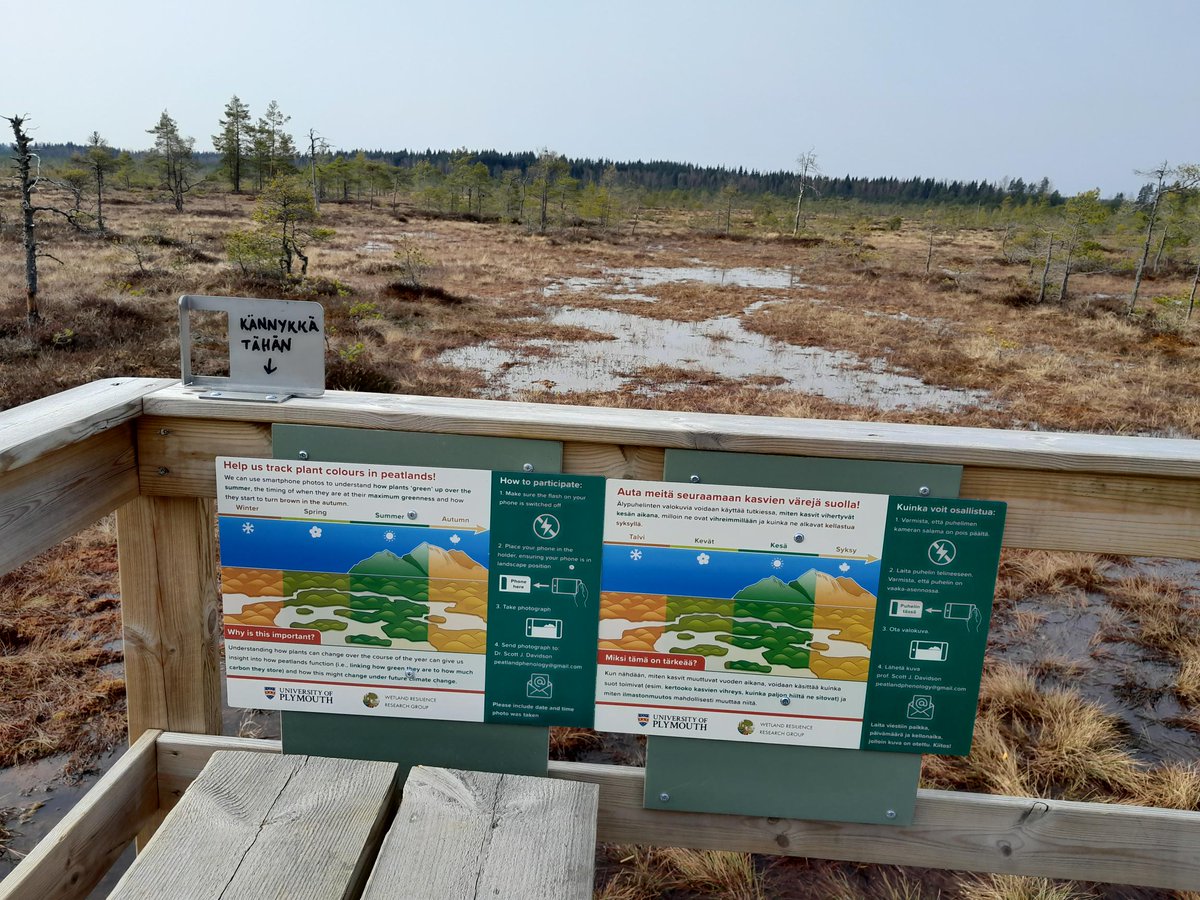 If any of you ever visit - look out for the signs (designed by @GraphicsSci) in both Finnish and English! Big thanks to @PlymEarth for funding this project.