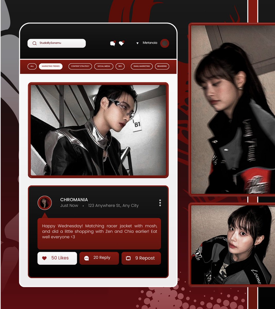 ㅤ

         CHROMANIA   ᥫᩣ   SNS UPDATE!
         17 : 45       𓄲      1O、 O4、24
         ⌕ METANOIA STUDIO

ㅤ