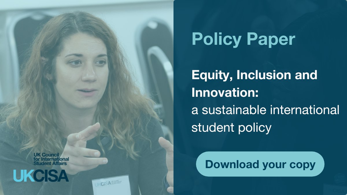 How can UK governments create a sustainable international student policy? 🌎 Today we are calling for change in five areas, to ensure a positive experience for all international students. Read the recommendations in full here👇ukcisa.org.uk/policy-paper-2…