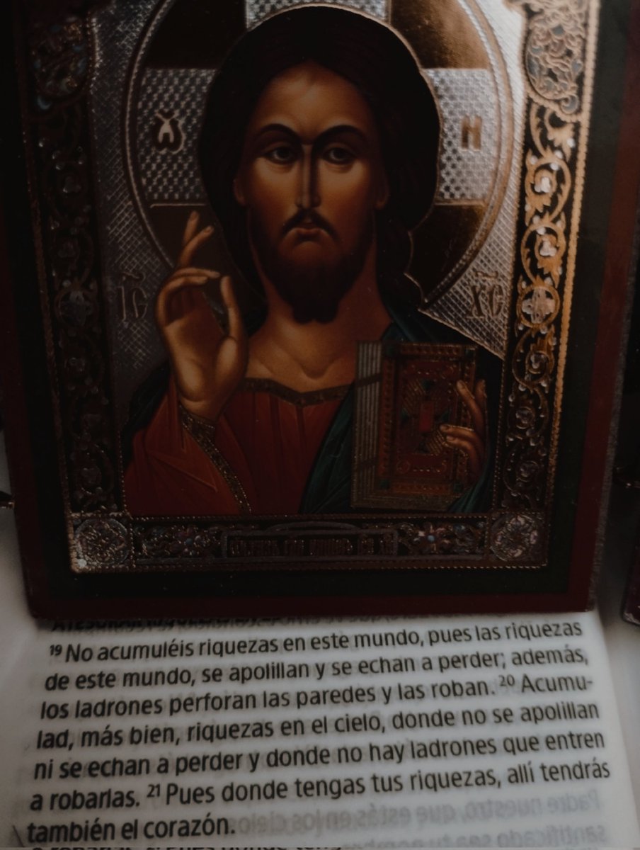 Atesorar riquezas en el cielo. ☦❤️‍🔥🗝️