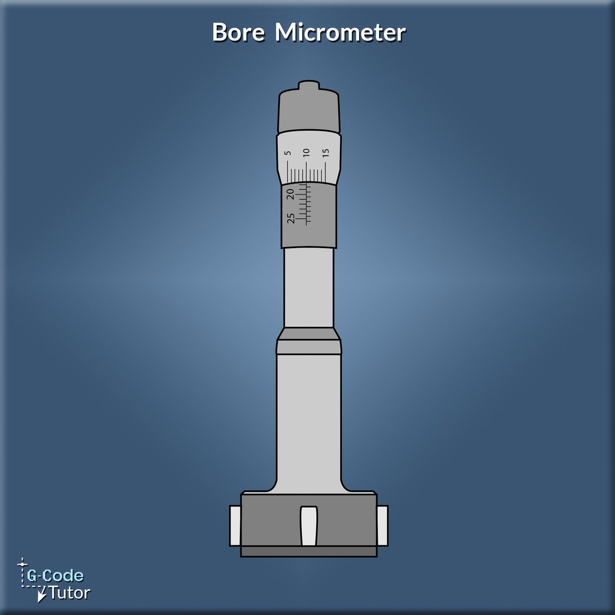 GcodeTutor's tweet image. Assuming we are using a 125mm - 150mm head on our bore mic, What is the size of our bore?
Learn how to read, check, calibrate and use your machine shop measurement equipment here: gcodetutor.com/measuring-equi…
#Manufacturing #machining #cnc