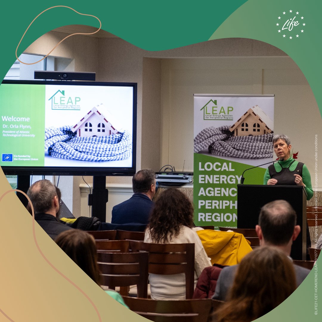 Living in remote communities can be challenging to access energy-efficient homes💡

#LIFEProject LIFE LEAP supports Irish homeowners by:

🏚️Retrofitting their buildings
🤝Establishing partnerships
⛈️Strengthening climate resilience

📰: europa.eu/!JmjwNC

#REPowerEU