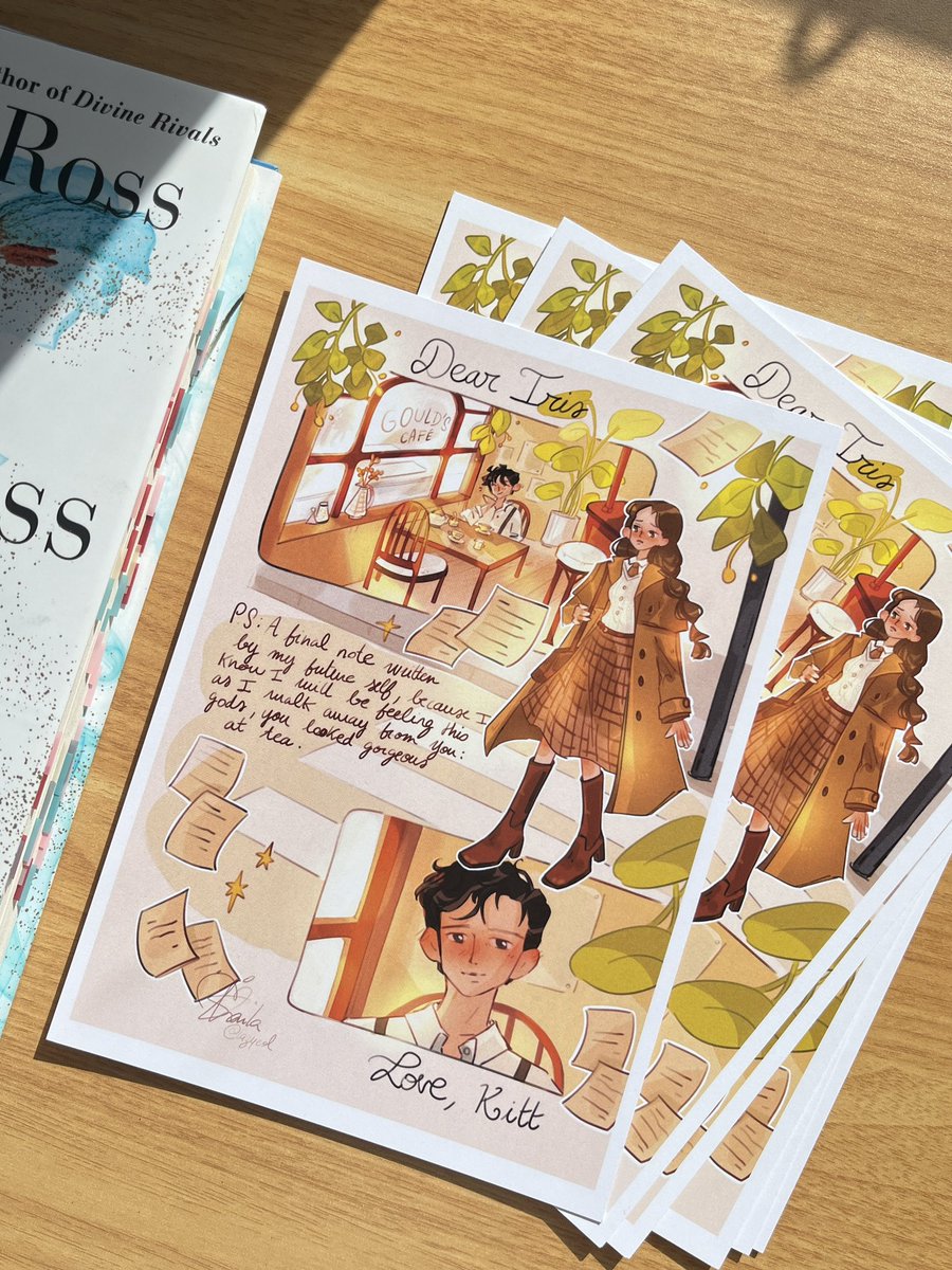 LazyeoI's tweet photo. For all the Divine Rivals enthousiast and Roman Iris lovers, my fanart of Ruthless Vows is now up in my shop as Prints AND Overlays 🥹🩷🩷
💌 https://t.co/3kDWlSits9
#ruthlessvows #romaniris #divinerivals #rebeccaross https://t.co/BwostbIPHf