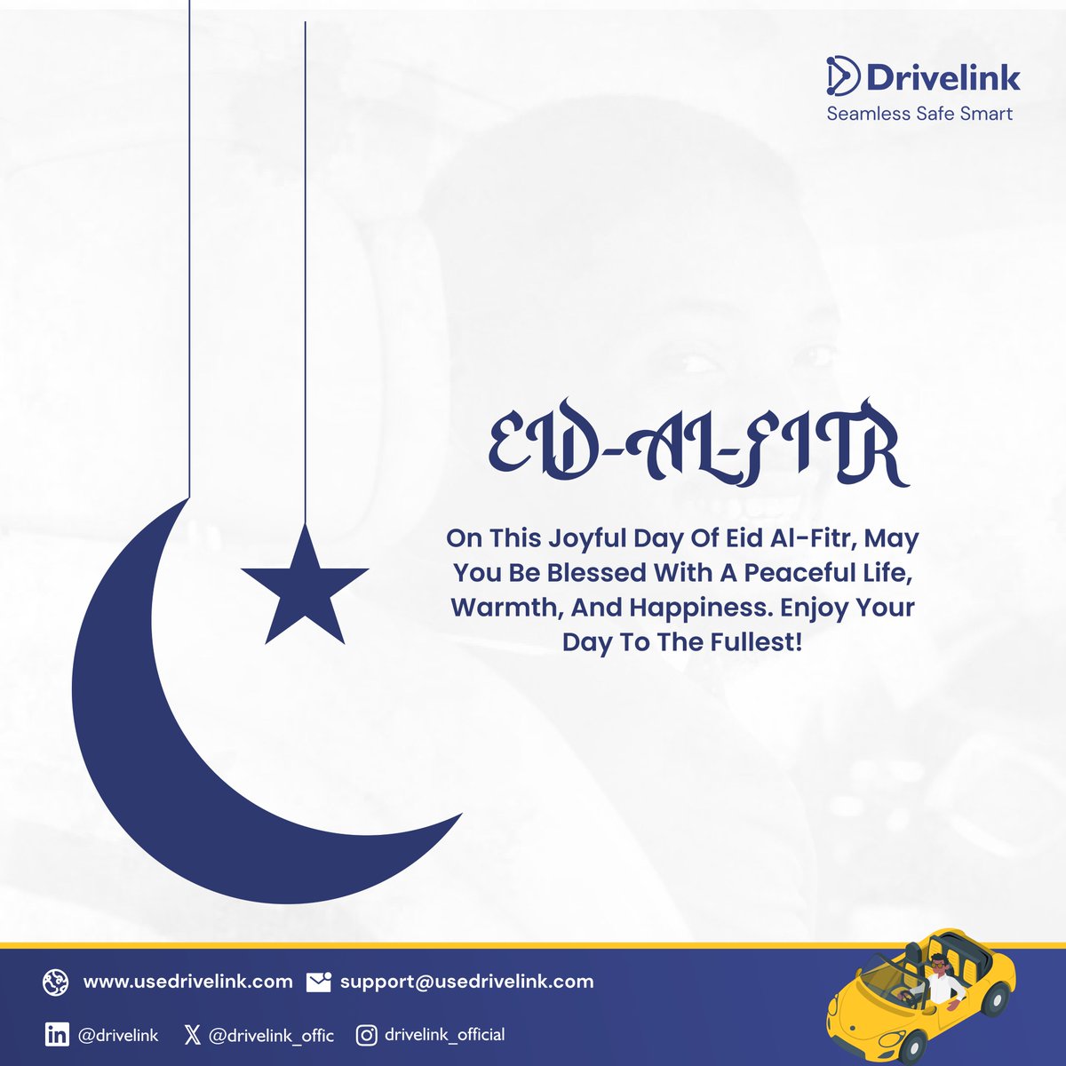 drivelink_offic's tweet image. Happy Eid al Fitr to all our lovely followers! 🌙✨ As we celebrate the end of Ramadan,  From all of us at Drivelink, we hope your day is filled with delicious food, joyful gatherings, and cherished moments with loved ones.  #EidMubarak #Drivelink #HappinessIsContagious