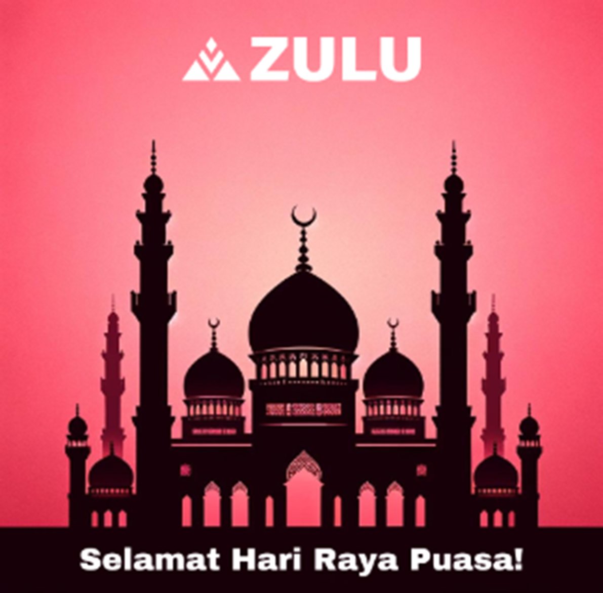 We wish all those celebrating a joyous and prosperous #HariRaya holiday from the Zulu team! 🌙⏫
