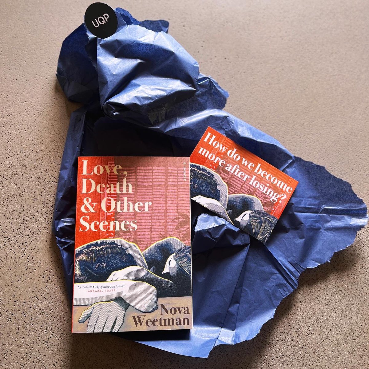 I read 'Love, Death & Other Scenes' by @NovaWeetman and I don’t know if I can be eloquent about it yet. It made me feel very tender and wrung, out and also made me realise that I needed that. It’s remarkable. Read it. alphareader.blogspot.com/2024/04/love-d…
