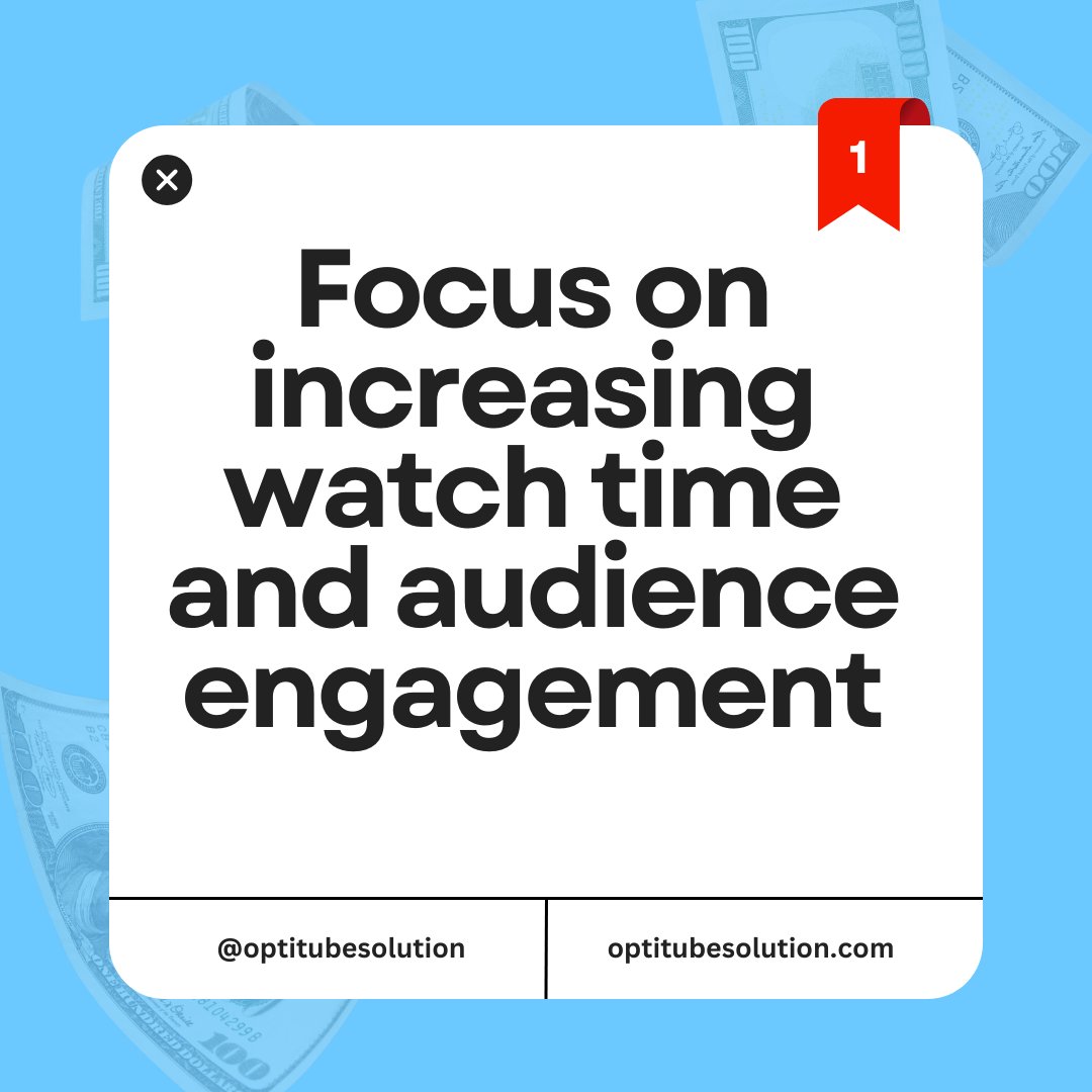 OptiTube's tweet photo. 3 quick YouTube Monetization Tips you must know.

#YouTubeSuccess #MonetizeWisdom #Youtubegrowth #youtube https://t.co/LQXeNcvHAB