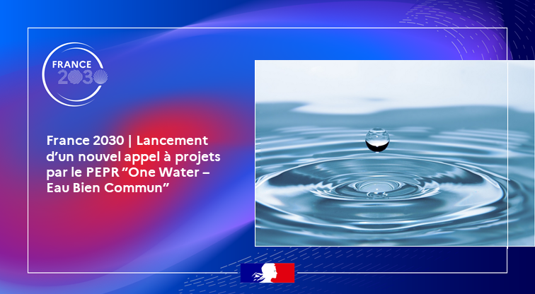 #Eau | Le programme de #recherche #France2030 “One Water - Eau Bien Commun” lance son appel à projets “Wall-Free Lab'🌍 Pour accompagner l’innovation, indispensable pour protéger la ressource en eau, #France2030 soutient ce PEPR à hauteur de 53M€ 💧 ➕onewater.fr/fr/appels-proj…