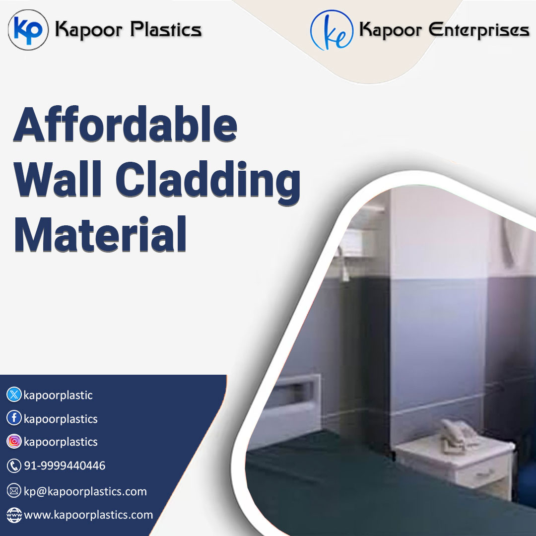 kapoorplastic's tweet photo. Cost-effective wall cladding sheets provide economical solutions for interior or exterior design projects, ensuring affordability without compromising quality or aesthetics.

🌐 https://t.co/c7Joagzp9R
📞 011-41500878

#TBT #Follow #claddingsheets #interiorwallcladding #LEXANC https://t.co/fX0QRGlxoM