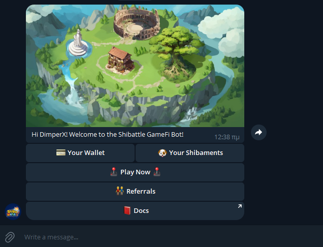 DimitrisP24592's tweet photo. @osf_rekt Gm! Check @shibaments! pvp-pve @telegram #P2E #GameFi similar to pokemon battles!! Mint easy a NFT on telegram bot for 0.1 SOL and start playing!! Bot works 100%! https://t.co/VRSkcaZc3B
