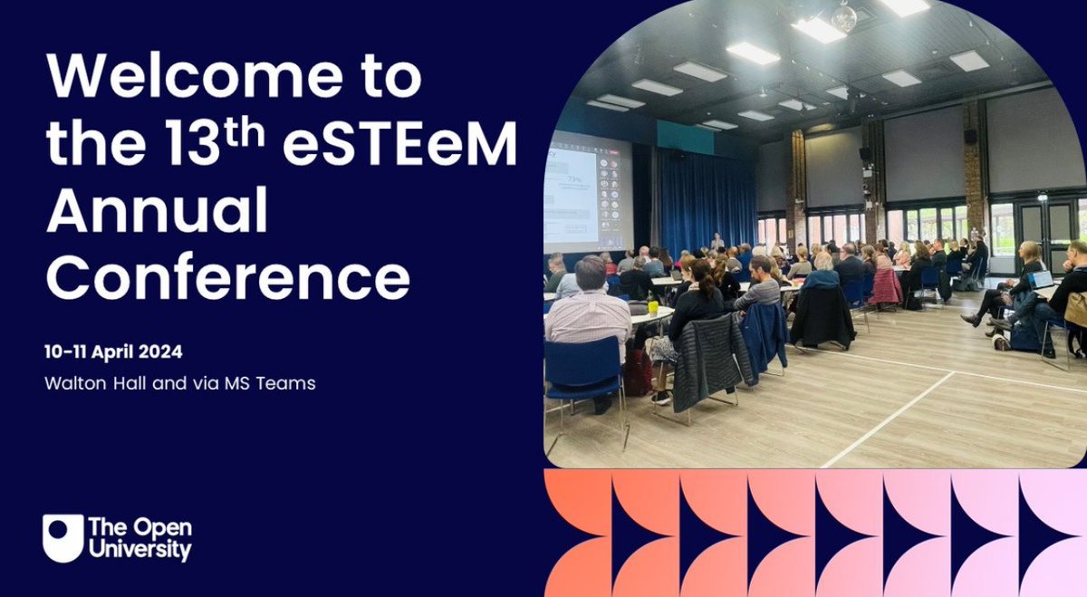 As part of the @OUGradSch Design Group (Engineering and Innovation) it’s so fantastic to be virtually 👩🏻‍💻at the third 2-day hybrid #eSTEeMConf24 conference with over 200 of us sharing learning (in-person and online) #phdlife #designeducation #STEM #strengthbasedresearch #whatworks