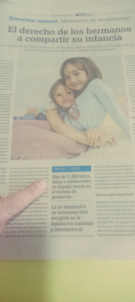 Lo que de verdad importa. Más de 51.000 niños en España . En la declaración marcar la casilla de la Solidaridad . Menos perros y más niños 🙌 Aldeas Infantiles 🆘. Jamás separan hermanos