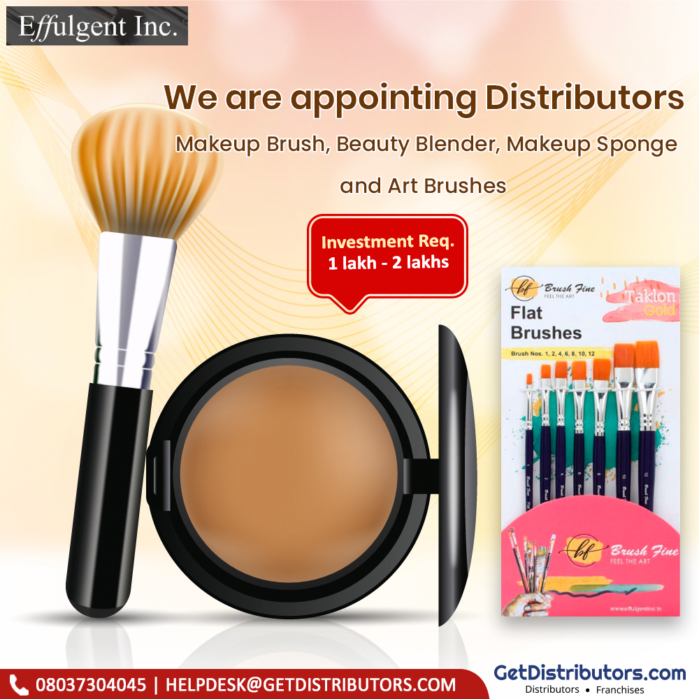 Required #Distributors for Makeup Brush, Beauty Blender, Makeup Sponge and Art Brushes.
Brand ⭐ #Ziba - Get Your Glam, #BrushFine - feel the Art
Details 👉 bitly.ws/3hMxg

#EffulgentInc #MakeupBrush #MakeupSponge #BeautyProducts #Distributorship #Dealers