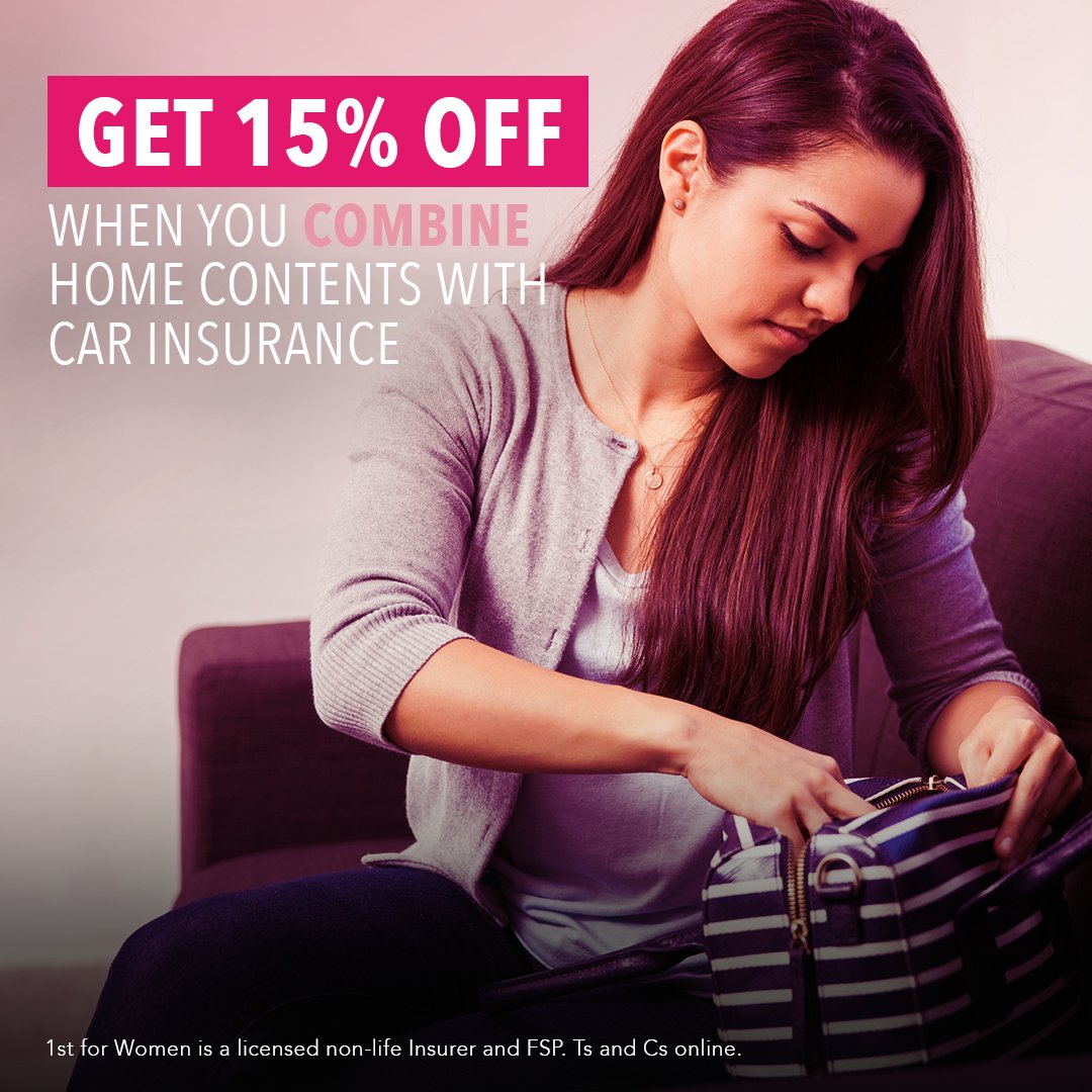 Get the value for money you deserve from your Home Contents Insurance and choose the insurer that gives you 15% off your Home Contents premiums when you add Car or Building Insurance. #Choose1stForWomen, get a quote: bitly.ws/3hMy6 #ChooseFearless