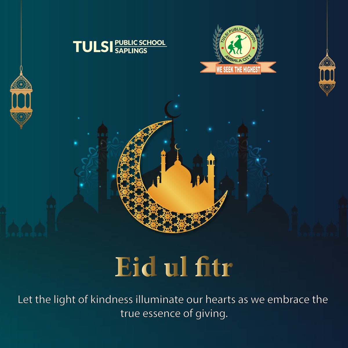 TulsiSaplings's tweet photo. Eid is not just a day to celebrate, it's a day to remember the values of sacrifice, humility, and compassion. May these virtues guide us in all that we do🕌🌙

#EidMubarak #TulsiSaplings #School #CBSESchoolAmbala #PreSchool #Kindergarten #Nursery #PlayBasedLearning https://t.co/n1FisTau1p