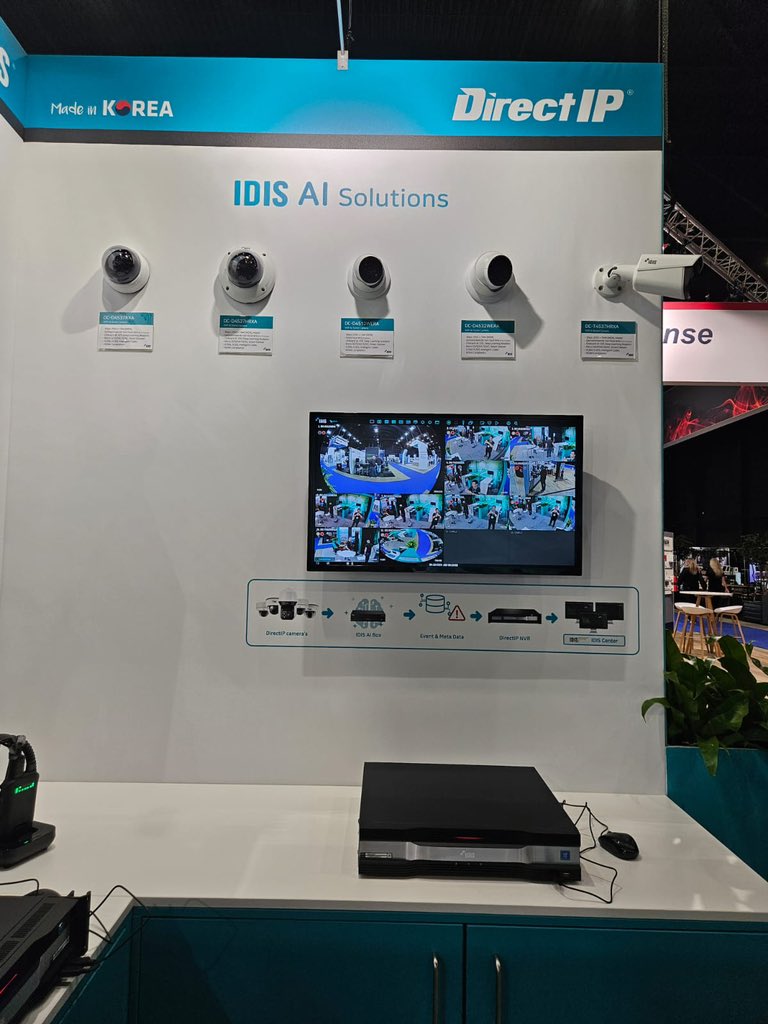 IDISglobal's tweet photo. Visit the @IDISBenelux team to get hands on demos of the latest AI, dynamic video wall, camera, and VMS innovations in action at the FireSafety &amp; Security Event 2024 in booth J.25. 

#videosurveillance #FSS2024 #SecuritySolutions #VMS #AI #analytics https://t.co/sDu5dLLpkT