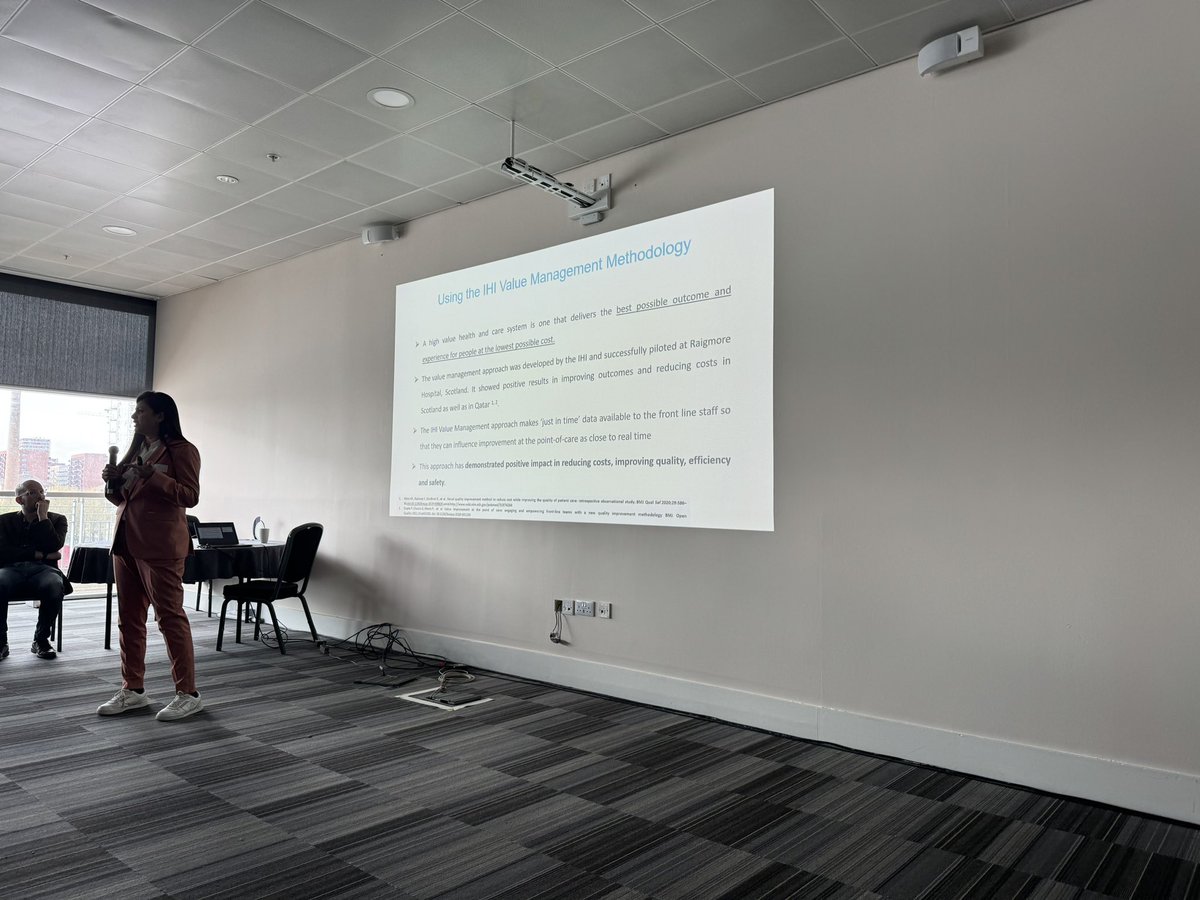 Next up <a href="/PguptaDubai/">Poonam Gupta</a> , improvement advisor at <a href="/OxleasQM/">Oxleas Quality Management Team</a> and deputy editor of <a href="/ISQua/">ISQua</a> journal, on value management in improvement and the different methodology #MHimprove @vicky362174