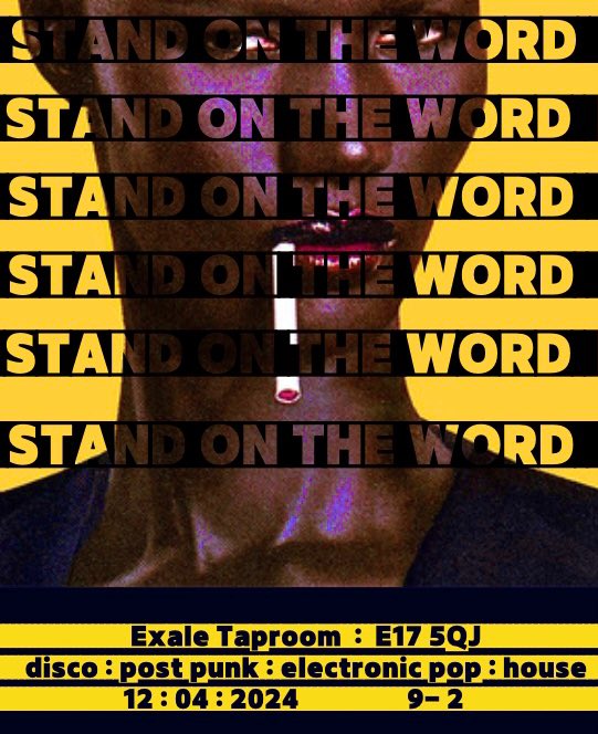 Looking forward to playing some wonky disco and electronic pop goodness at <a href="/ExaleTap_E17/">EXALE TAP E17</a> this Friday 9 - 2. Join us for a delicious beer and a boogie!