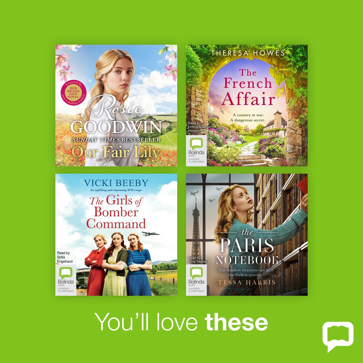 Library_Plus's tweet image. Have you been charmed by the captivating characters, vivid settings and heartfelt storylines of Elaine Everest’s Teashop Girls series? Find more big-hearted historical sagas to discover now, on @BorrowBox. #LibrariesFromHome
westnorthants.gov.uk/eaudiobooks
northnorthants.gov.uk/eaudiobooks