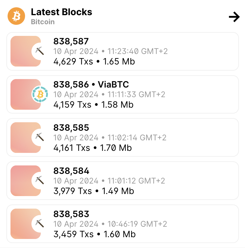 Less than 10 days to go until Bitcoin's fourth halving... All eyes on Block 840,000 👀 Are you counting down with us? Follow along here: ow.ly/yapA50Rc48z