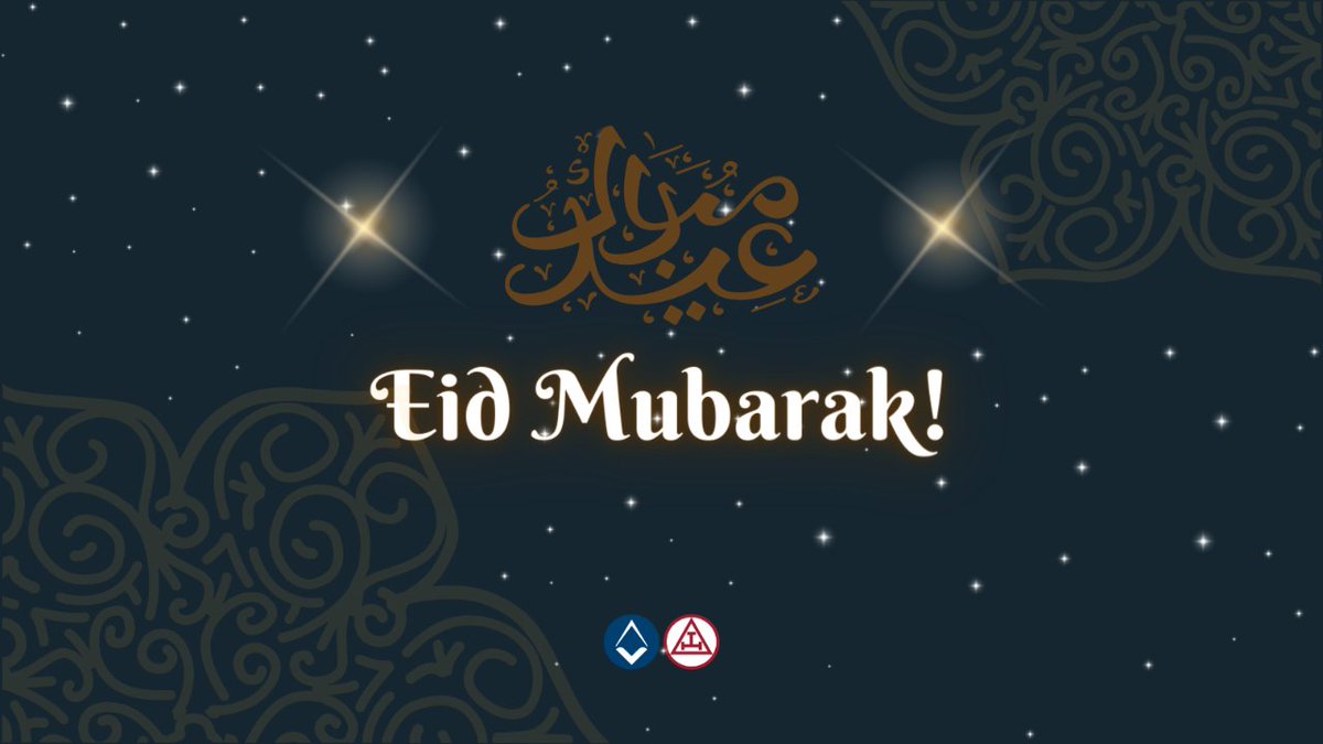 Eid-al-Fitr Mubarak to all who celebrate! 🌙⭐ #Freemasons #Eid