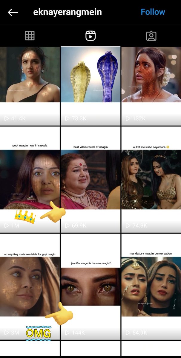 These fanmade teasers of Devo as Naagin have got 3M and 1M views! @Devoleena_23's craze rightnow🔥 we Really can't wait to see her again onscreen she will slay in this too @EktaaRKapoor 🥺 #DevoleenaBhattacharjee