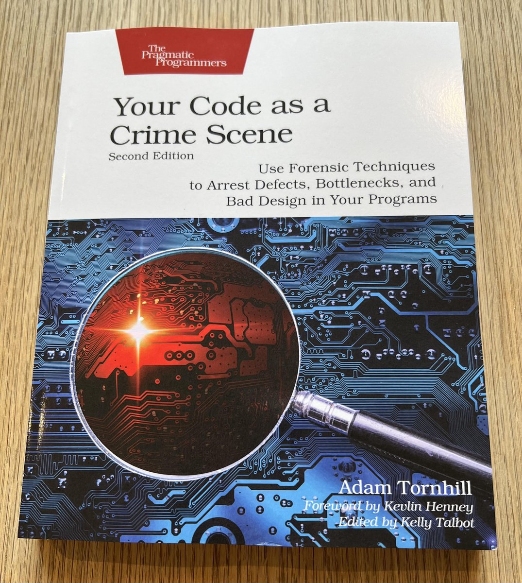 Got my copy of 'Your Code as a Crime Scene' (2nd edition) by @AdamTornhill in the mail today. Tools like CodeScene (and more broadly, the techniques discussed in the book) will become even more important as AI-generated code becomes more prevalent.