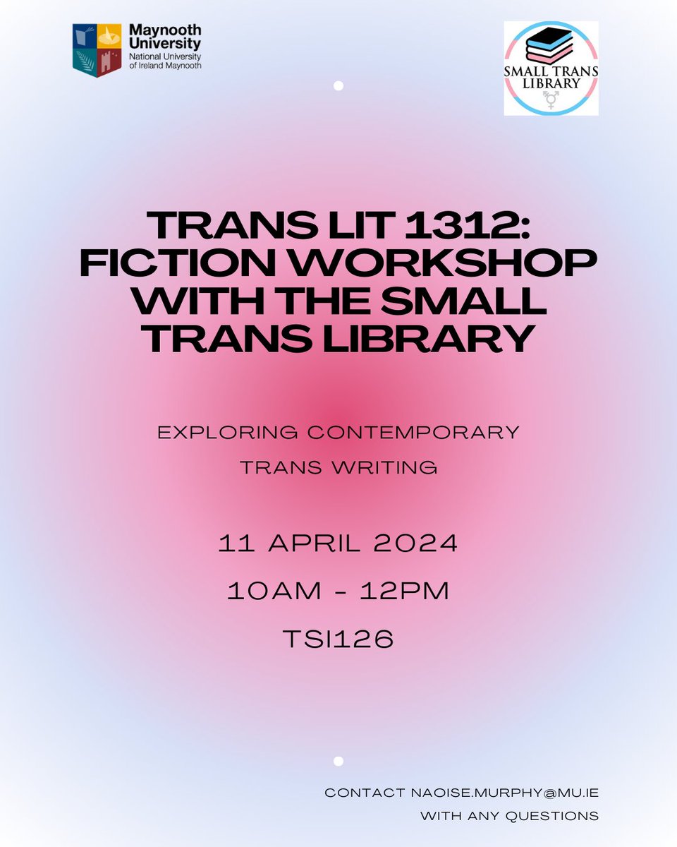 MUSexGen's tweet photo. Our members may be interested in this workshop with @translibdub happening in TSI126 at 10am - 12 pm on Thursday, the 11th of April. Free and open to all! https://t.co/abs5Ije4IH