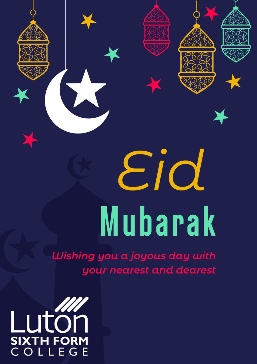 Eid Mubarak to all our students, staff and partners in the community! 🌙 May this Eid be a beacon of peace, love, and unity for all. Let's remember those impacted by conflict, and strive for a world where every heart finds solace and tranquility. #EidMubarak #PeaceToTheWorld 🕊️