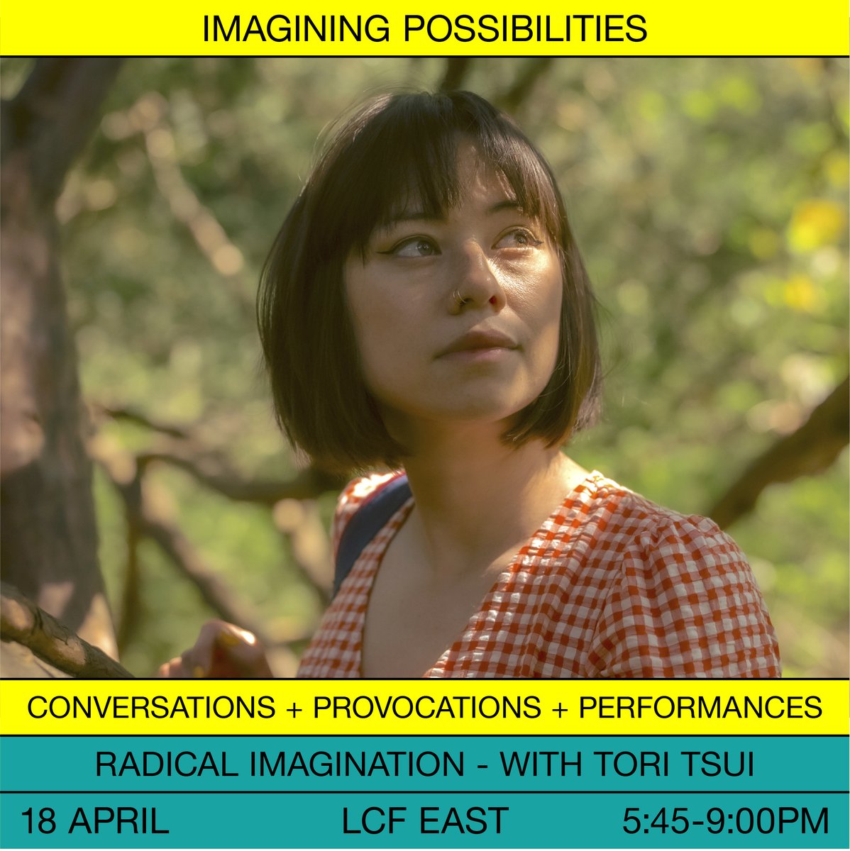 🌟 LCF FASHION UNDRESSED: IMAGINING POSSIBILITIES FESTIVAL 🌟 Radical Imagination | Thursday 18th April | 5:45pm - 9:00pm | LCF East, Lecture Theatre Joining us - climate activist and author @toritsui 🎟️Free tickets: eventbrite.com/e/radical-imag…