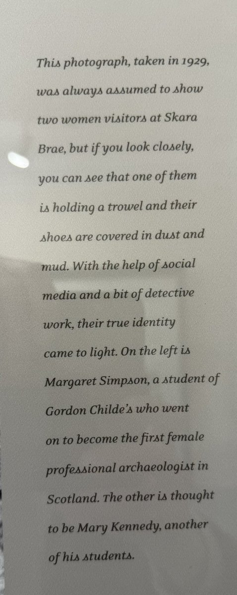 Margaret Simpson, “who went on to become the first female professional archaeologist in Scotland,” working at Gordon Childe’s excavation of Skara Brae in 1928