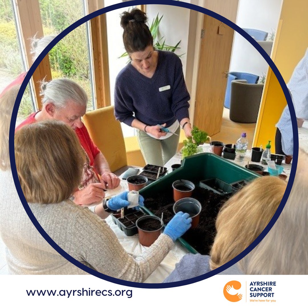 Yesterday we ran a Gardening for Wellbeing workshop on Edible Flower & Seed Sowing with support from Joan from @Trellis_Network. Those that attended really enjoyed the day. The next workshop on Simple Summer Baskets takes place 4 June, 10-12. Contact us to book your free space🧡