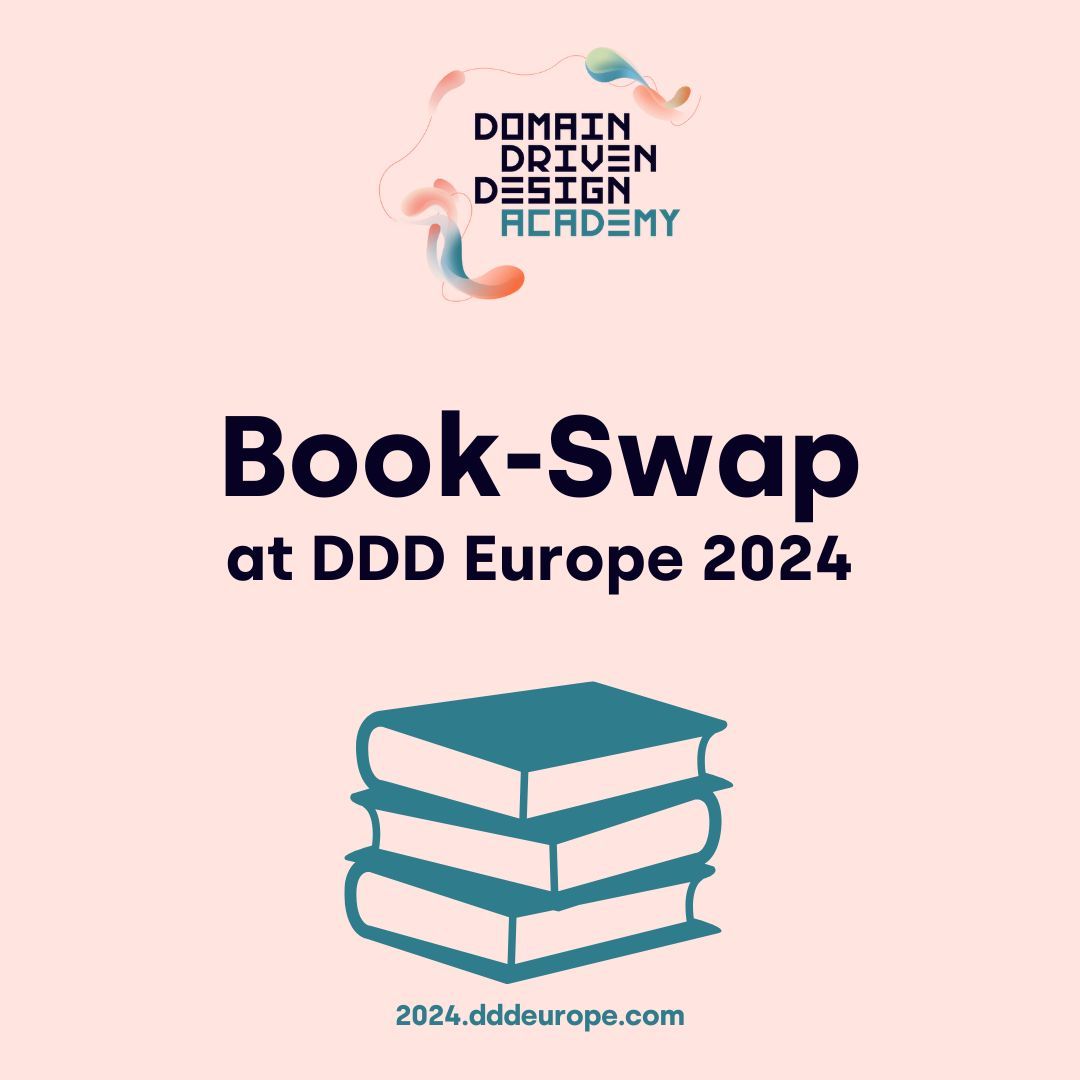 At DDD Academy, our commitment to reusing, repurposing, and recycling extends beyond software architecture—it’s the essence of knowledge sharing. This year, we're introducing an addition to DDD Europe 2024: the DDD Academy Book-Swap! Read more: buff.ly/3vAwFFr