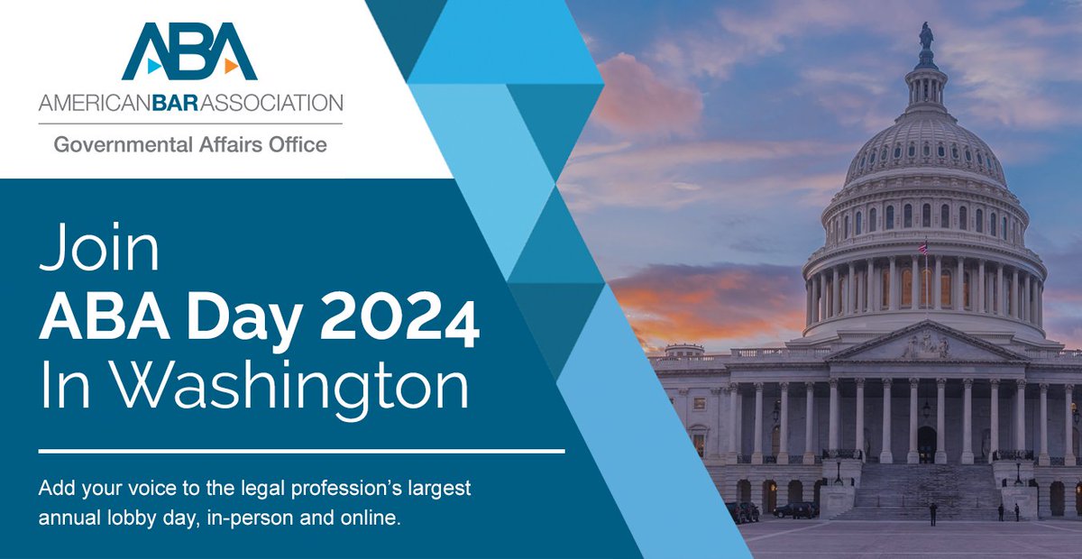 Today is ABA Day, a call to action for the legal community! #ABADay is all about rallying for funding that supports legal aid and federal defenders. Help sustain #LegalAidForAll: ambar.org/emab76ra