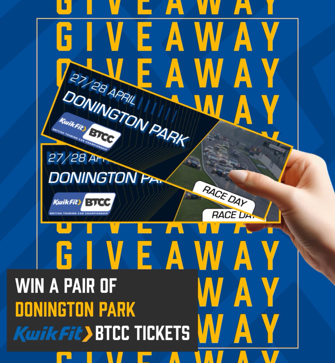 ⭐️ TICKET COMPETITION ⭐️  Like, comment and tag who you would like to bring, to be in with a chance of winning a pair of tickets for the #BTCC season opener at Donington Park (27/28 April).  Competition closes at 4pm on Wednesday 17th April 2024. Good luck! 🤩