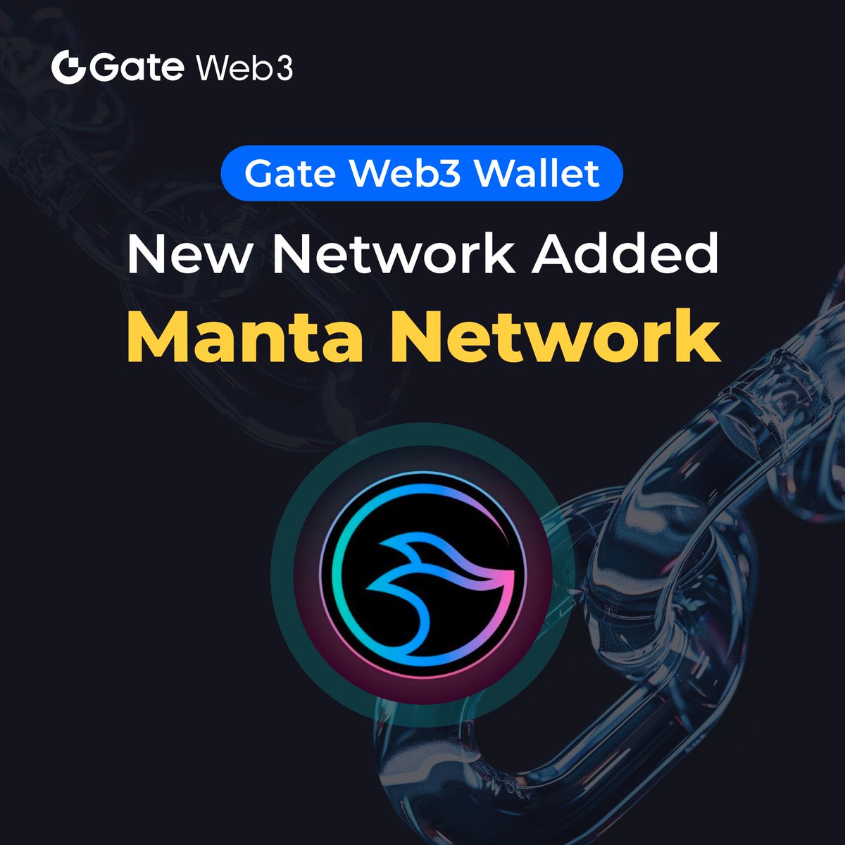 🎉#GateWeb3Wallet APP has supported the #Manta network 😎@MantaNetwork is a modular blockchain dedicated to creating decentralized applications using the concept of ZK proofs 🔔Stay tuned for further updates! 🌐Enter Web3💪：go.gate.io/w/WgoHMMxy #Manta #Newchain