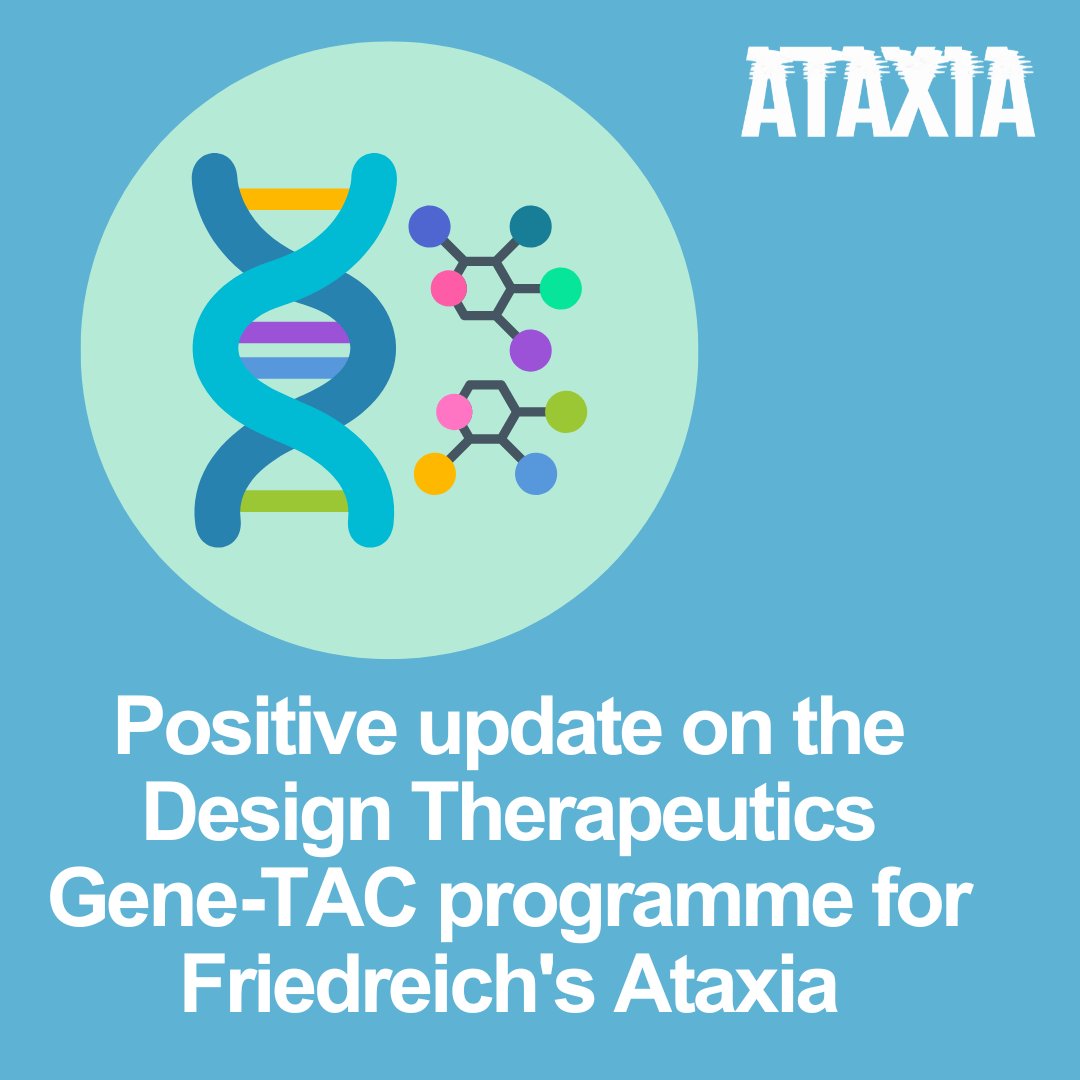 The pharmaceutical company Design Therapeutics announced on 19th March 2024 their new drug formulation of DT-216P2 for Friedreich's ataxia (FA) as part of their Gene-TAC programme, which has shown improved absorption and safety in non-clinical studies. bit.ly/3U40Huq