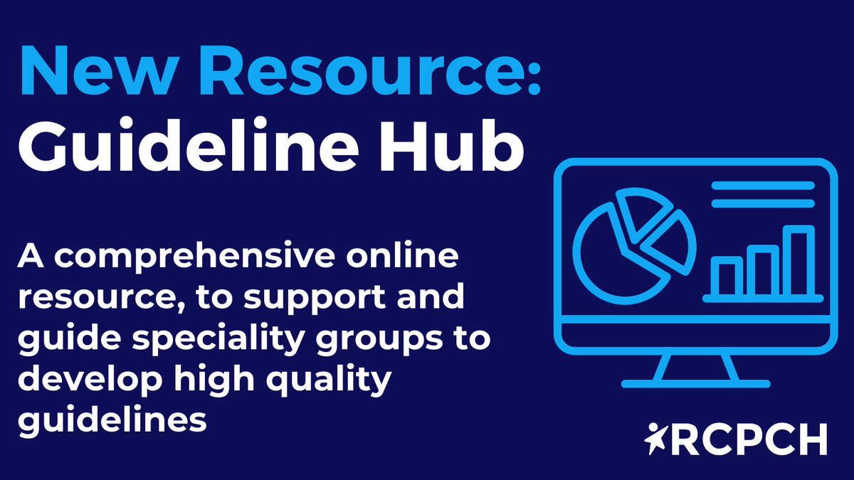 📢New Online Resource: Developing a Clinical Guideline - our hub 📑 Follow the steps in the link below to develop your own guidelines and meet the requirements for RCPCH endorsement ✍️Downloadable templates available on our webpage: rcpch.ac.uk/resources/deve…