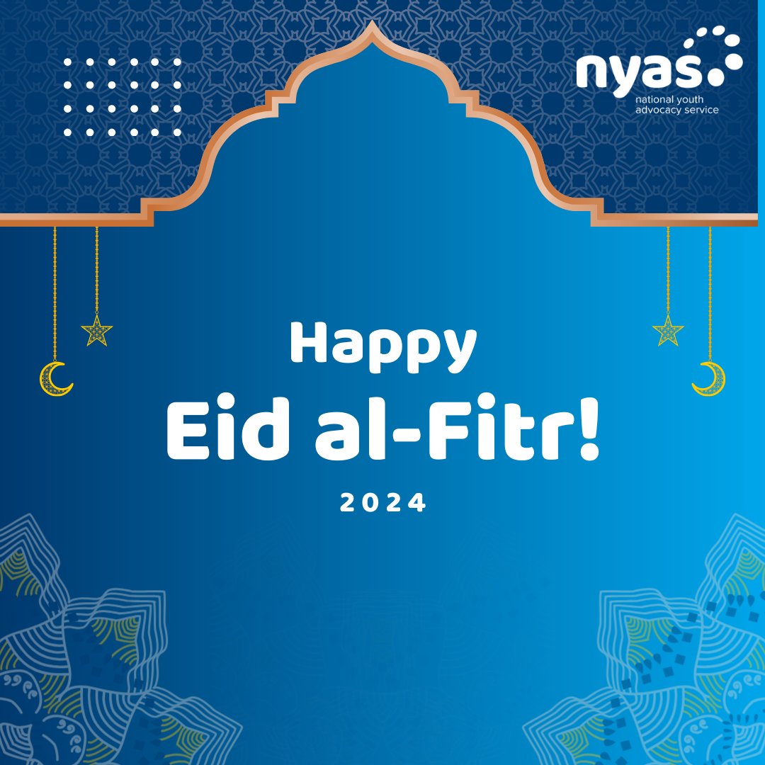 Eid Mubarak! Warm wishes to all our Muslim friends!🌟 

#Eid encourages compassion and love. Here at NYAS, we stand for #CareExperienced children, ensuring their rights are upheld.

This Eid, let's make a difference and empower children to be heard, seen, and respected.📢