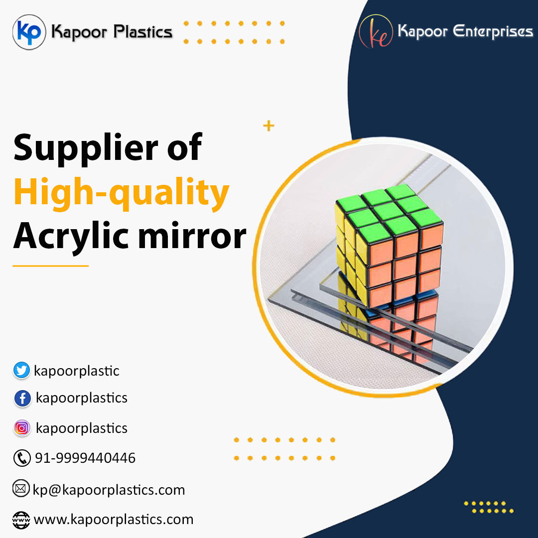 Provider of premium acrylic mirror surfaces, delivering superior quality for diverse applications with brilliance and durability.

For more info 👉 bit.ly/Acrylic-Mirror
📞 011-41500878

#Acrylic #SafetyMirror #InteriorDesign #ColorMirror #DecorativeMirror