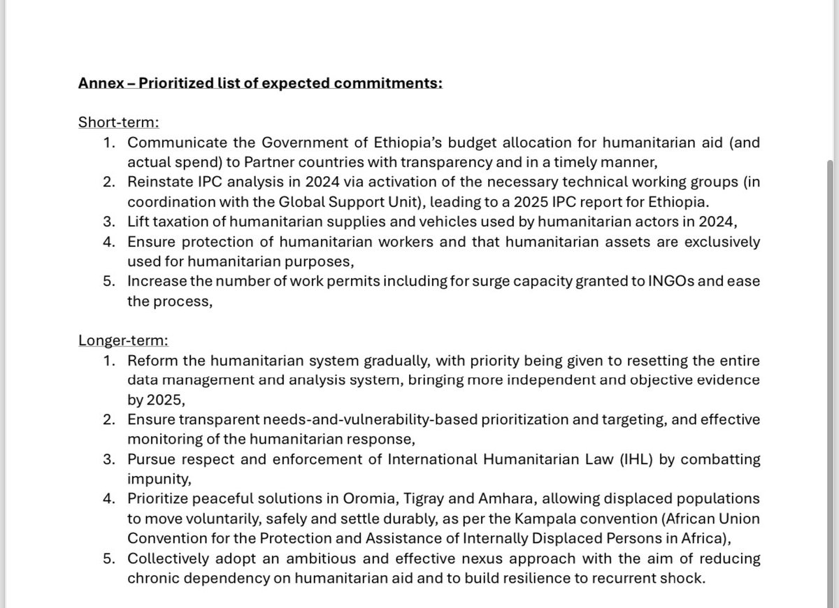 Local Statement on #Ethiopia Humanitarian situation by 17 countries & organisations ahead of Geneva Humanitarian Conference next week. Partners remain committed to help suffering populations of Ethiopia, but need a real partnership with GoE facilitating aid. @eu_echo @eu_eeas