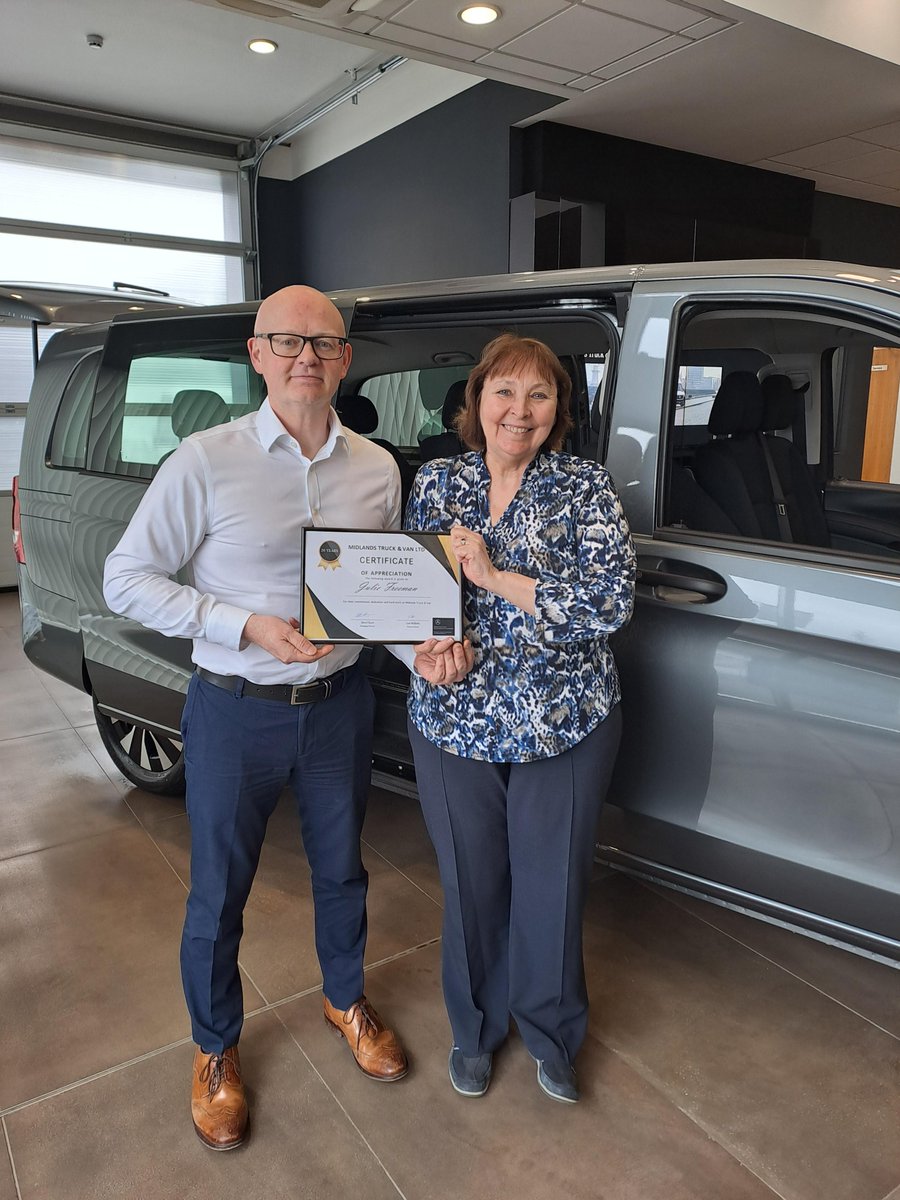 Congratulations to Julie Freeman, our Wages Administrator, who is celebrating 20 years at Midlands Truck & Van! 🎉 Julie is a pleasure to work with and always has a smile on her face. We thank you for your dedication to the business and hope you enjoy your gift! @ballyveseyLtd